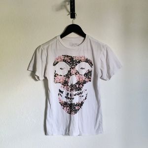 Misfits Black Floral Band Tee XS